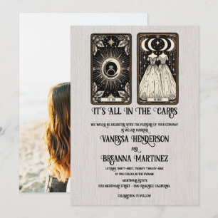 Brides Bröllop Tarot Inbjudningar