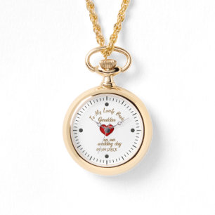 Brides Bröllopsdag Keepsaké Watch Armbandsur