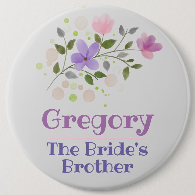 Brides Brother Button Badge Knapp (Framsida)