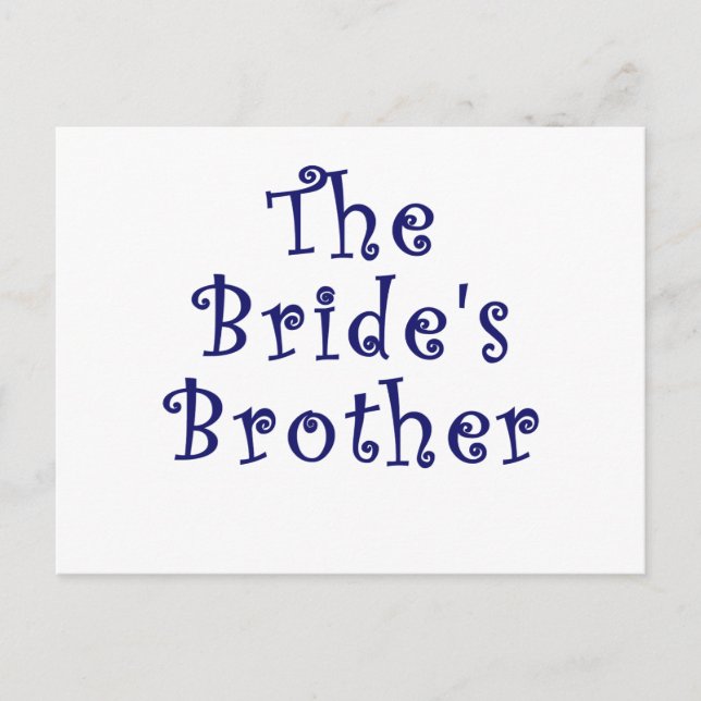 Brides Brother Vykort (Framsida)