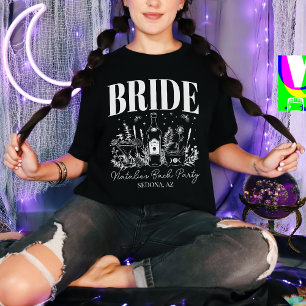 Brides Coven Witchy Bachelorette Party Anpassnings T Shirt