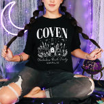 Brides Coven Witchy Bachelorette Party Anpassnings T Shirt<br><div class="desc">Gå in i den mystiska världen med ditt Brides Coven Witchy Bachelorette Party med vår Anpassningsbar T-Shirt, ett förträffligt tillägg till firande som förenar humor och personlig stil. Den här skjortan är mer än bara klädesplagg. Den är en symbol för den magiska koppling som delas mellan dig och dina brudar...</div>