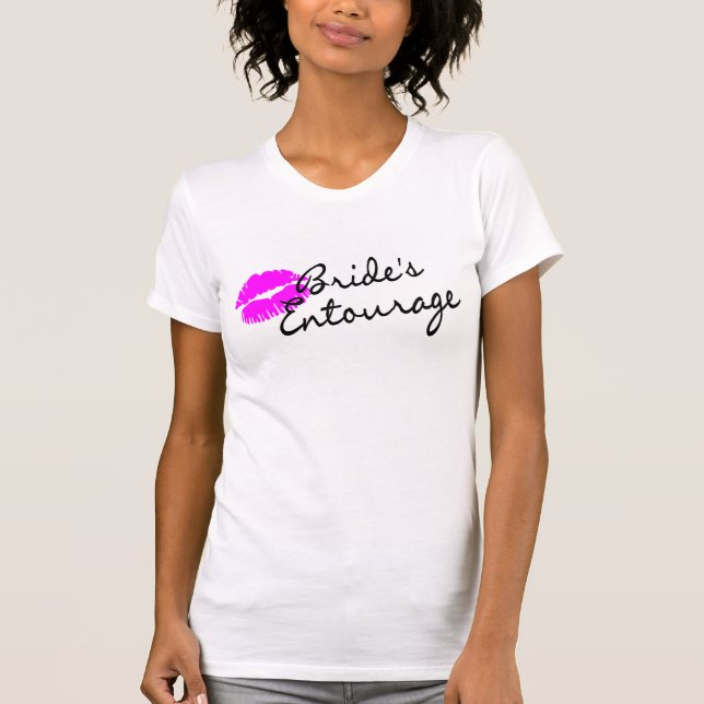 Brides Entourage (Kiss) T Shirt (Framsida)