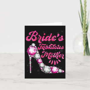 Brides Fabulous Mor Lycklig Bröllop Marry Vintag Kort