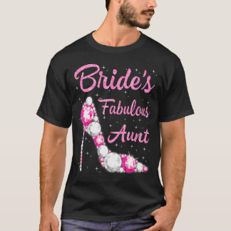 Brides Fabulous Moster Lycklig Bröllop Marry T Shirt