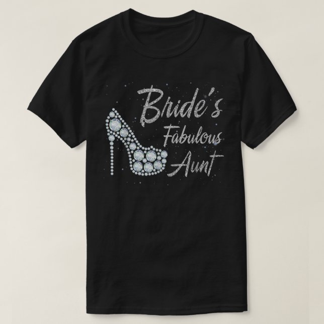 Brides Fabulous Moster, Moster i Bride T Shirt (Design framsida)