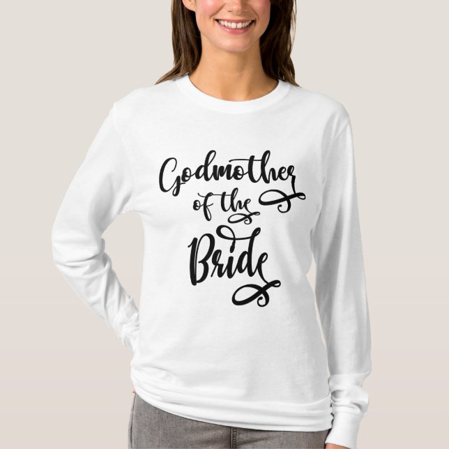 Brides gudmor t shirt (Framsida)