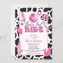 Brides Last Ride Bachelorette/Möhippa Inbjudningar