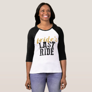 Brides Last Ride Land Bachelorette Party Shirt Tröja