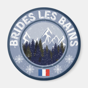 Brides Les Bains Station de Ski Magnet