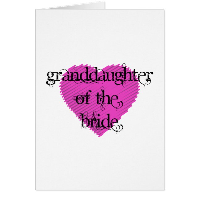 Brides mordotter hälsningskort (Framsidan)