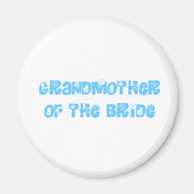 Brides mormor magnet (Framsidan)