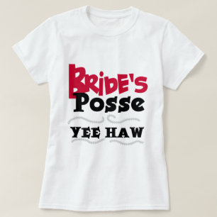 Brides Posse Bachelorette Party Tshirts