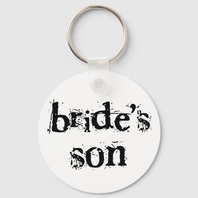 Brides Son Black Text Nyckelring (Framsida)