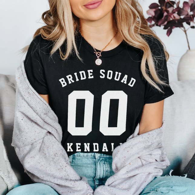 Brides Squad Bridesmaid T Shirt (Skapare uppladdad)