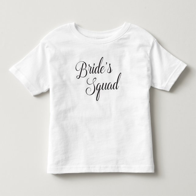 Brides Squad Kids T Shirt (Framsida)
