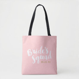  Brides Squad Personlig Brudens sida Tote Tygkasse