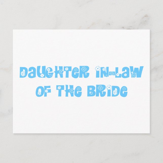 Brides svärdotter vykort (Framsida)