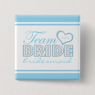 BRIDESMAD PIN Kortkommando Knapp
