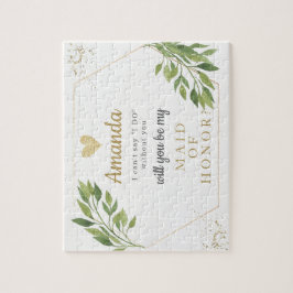 Bridesmai eller Maid of honor frieri pussel