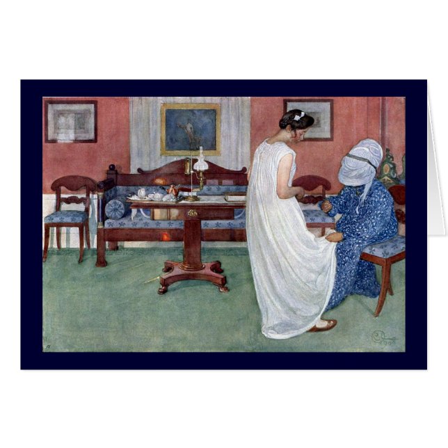 Bridesmaid 1910 hälsningskort (Framsidan Horizontal)