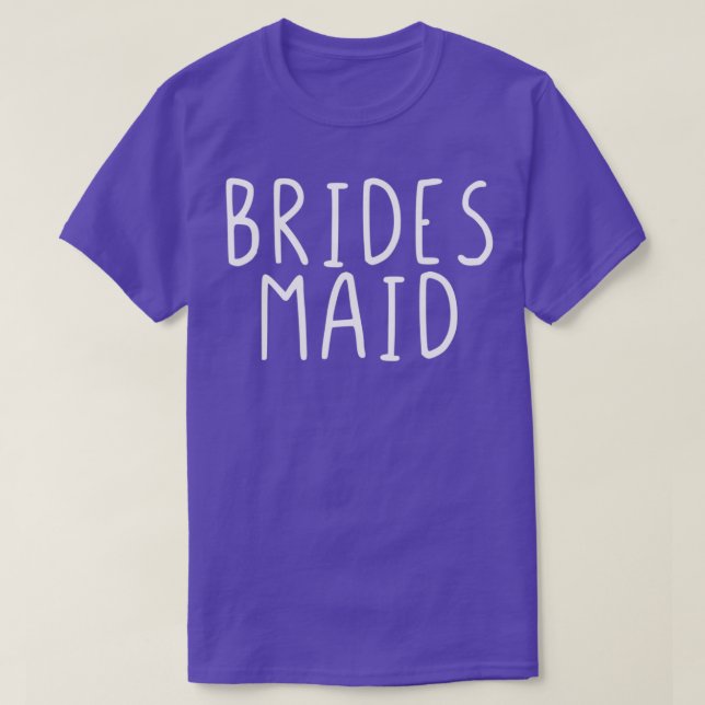Bridesmaid 3 t shirt (Design framsida)