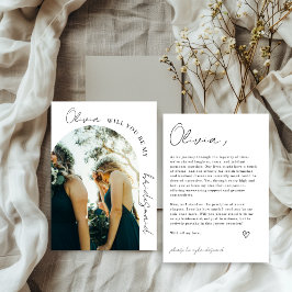 Bridesmaid Arch Photo Frieri kort