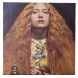 Bridesmaid (av John Everett Millais) Kakelplatta