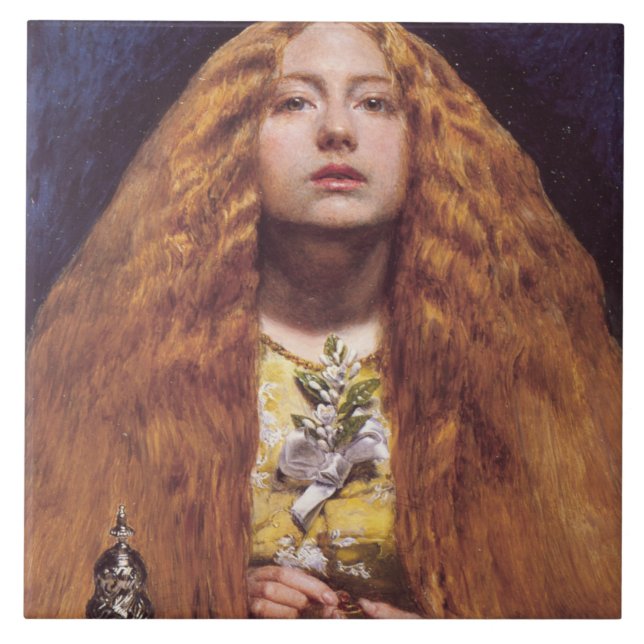 Bridesmaid (av John Everett Millais) Kakelplatta (Framsidan)