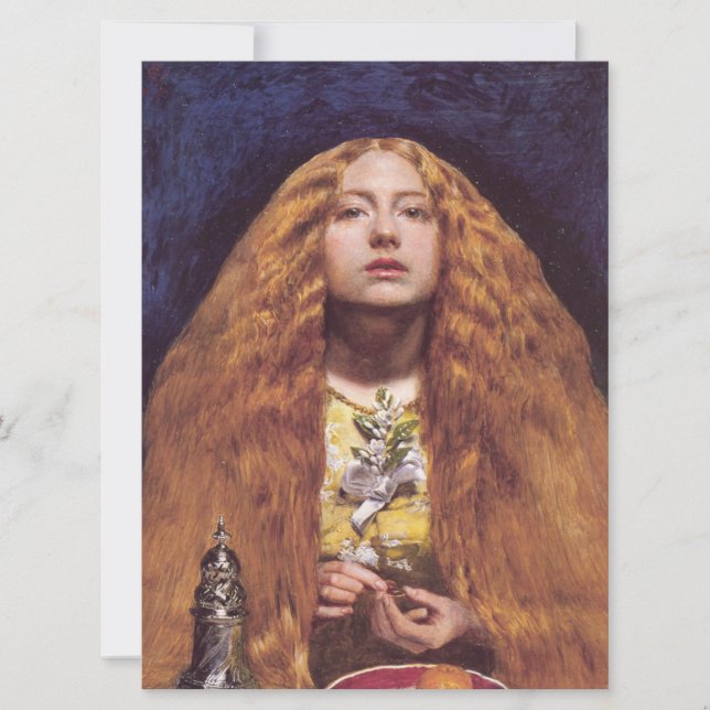 Bridesmaid (av John Everett Millais) Kort (Framsida)