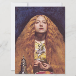 Bridesmaid (av John Everett Millais) Kort