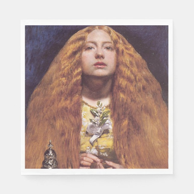 Bridesmaid (av John Everett Millais) Pappersservett (Framsidan)