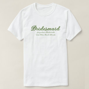 Bridesmaid Bachelorette Party Matching T Shirt