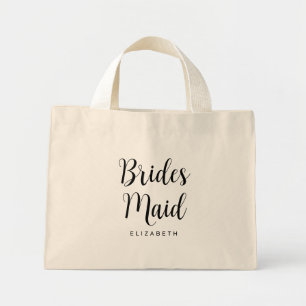 Bridesmaid Bachelorette Template Womens Modern Mini Tygkasse