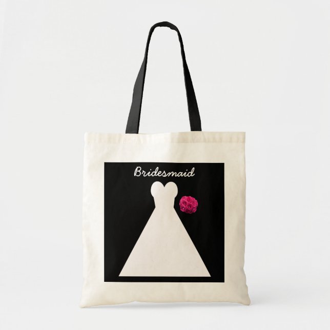 Bridesmaid Bag - Möhippa Gown Tygkasse (Framsidan)