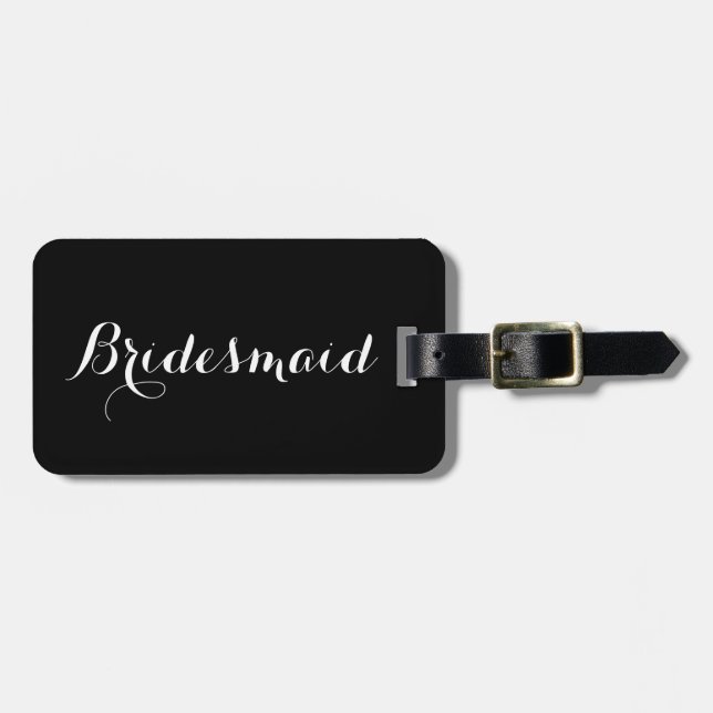 Bridesmaid bagagetagg bagagebricka (Horisontell Framsida)