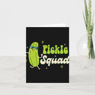 Bridesmaid Bride Babe Pickle Älskare Bachelorette Kort