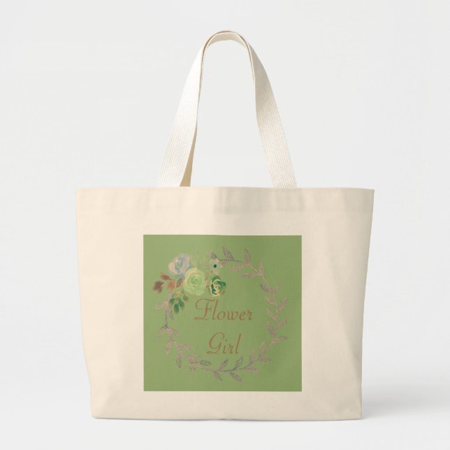 Bridesmaid Bride Budens mamma Groom Jumbo Tygkasse (Framsidan)