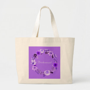 Bridesmaid Bride Budens mamma Groom Jumbo Tygkasse
