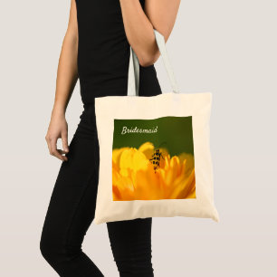 Bridesmaid Bröllop Engagment Bride Tote Bag Tygkasse