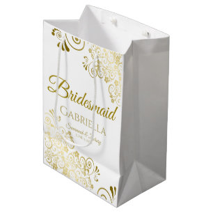 Bridesmaid Bröllop Gift Bag - medel