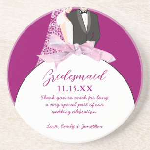 Bridesmaid Bröllop Gown Underläggs Underlägg Sandsten