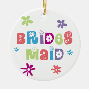 Bridesmaid Bröllopsfest Julgransprydnad Keramik