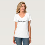 Bridesmaid Brudens sida Bachelorette Hen Night T Shirt<br><div class="desc">Bridesmaid T-Shirt - Brudens sida Shirt - Bridesmaid Shirt - Bridesmaid Tee Shirt - Maid of honor Shirt - Bröllopsfest Shirt - Bachelorette Party- Gift for Bachelorette Party</div>