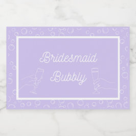 Bridesmaid Bubly Mini Sparkling Vin Lab