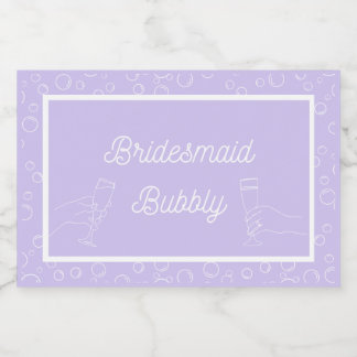 Bridesmaid Bubly Mini Sparkling Vin Lab