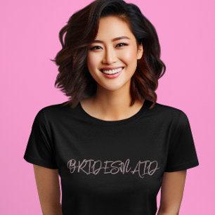 Bridesmaid Dusty Burgundy T Shirt