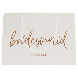 Bridesmaid Earthy Boho Handskriftlig skrift