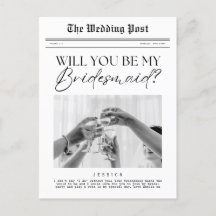 Bridesmaid Frieri, Anpassade Newspaper