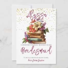 Bridesmaid Frieri Bok Älskare-kort Inbjudningar